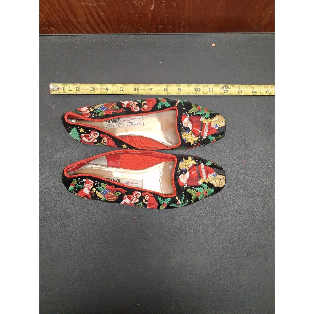 Frankie And Baby Beverly Feldman Womans Christmas Flats/Shoe's